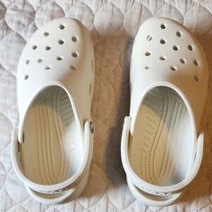 CROCS Kids Classic White Shoes